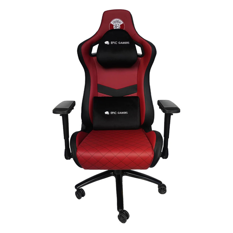 Epic Gamers x QFA Gaming Chair - Maroon/Black - كرسي